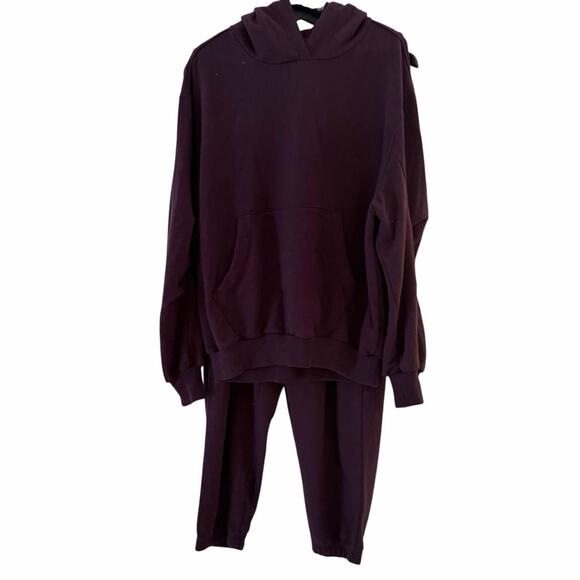 Aerie stunning plum purple Jet Setter Hoodie Sz S (out of stock set) - Picture 10 of 16